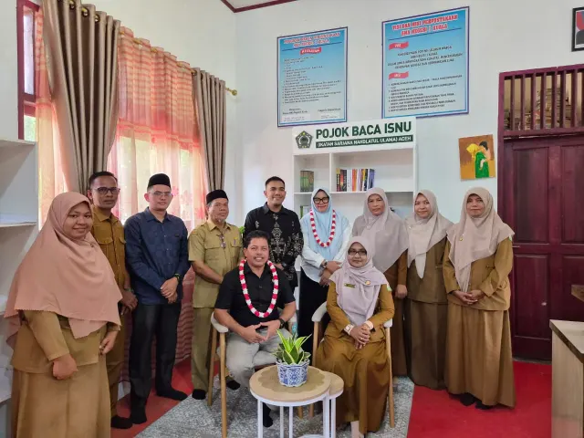 SMA Negeri 1 Kuala dan PW ISNU Aceh Jalin Kerja Sama, Hadirkan Pojok Baca untuk Tingkatkan Literasi