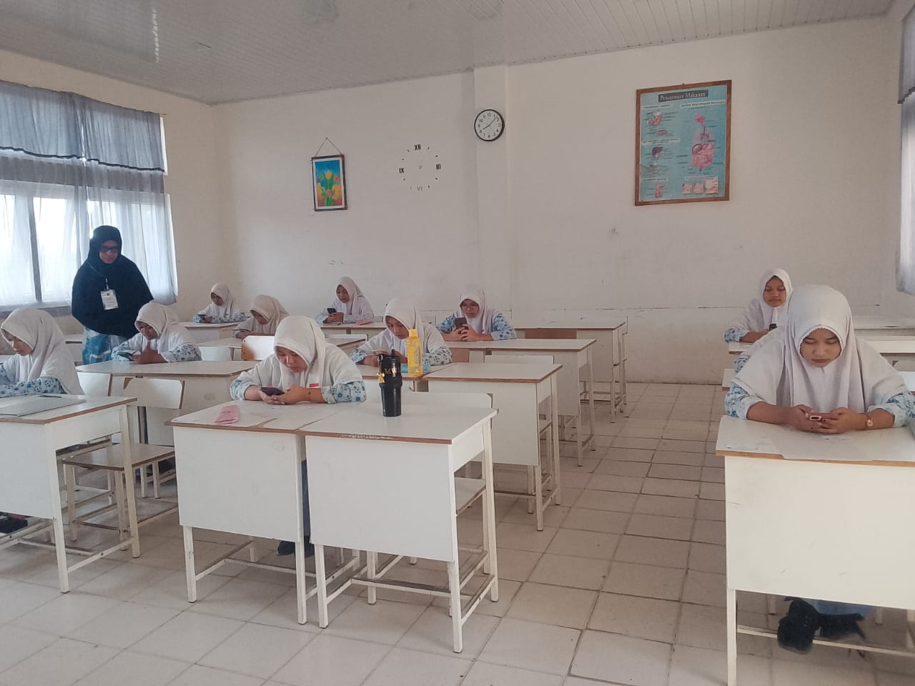 SMA N 1 Kuala Terapkan Try Out Berbasis Teknologi, Gunakan Aplikasi Sendiri