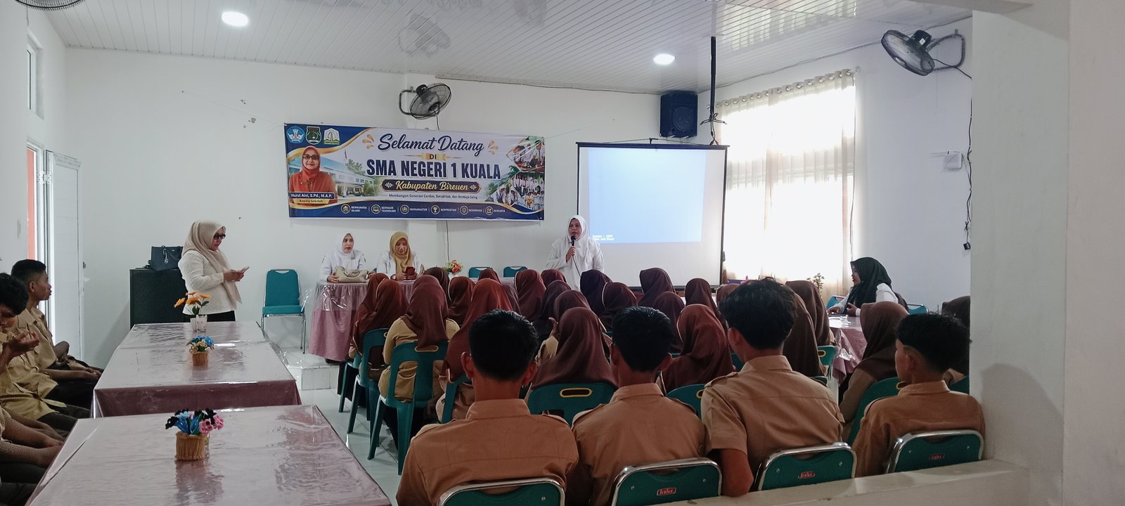 Siswa SMA Negeri 1 Kuala Ikuti Sosialisasi Pertolongan Pertama pada Luka Psikologi