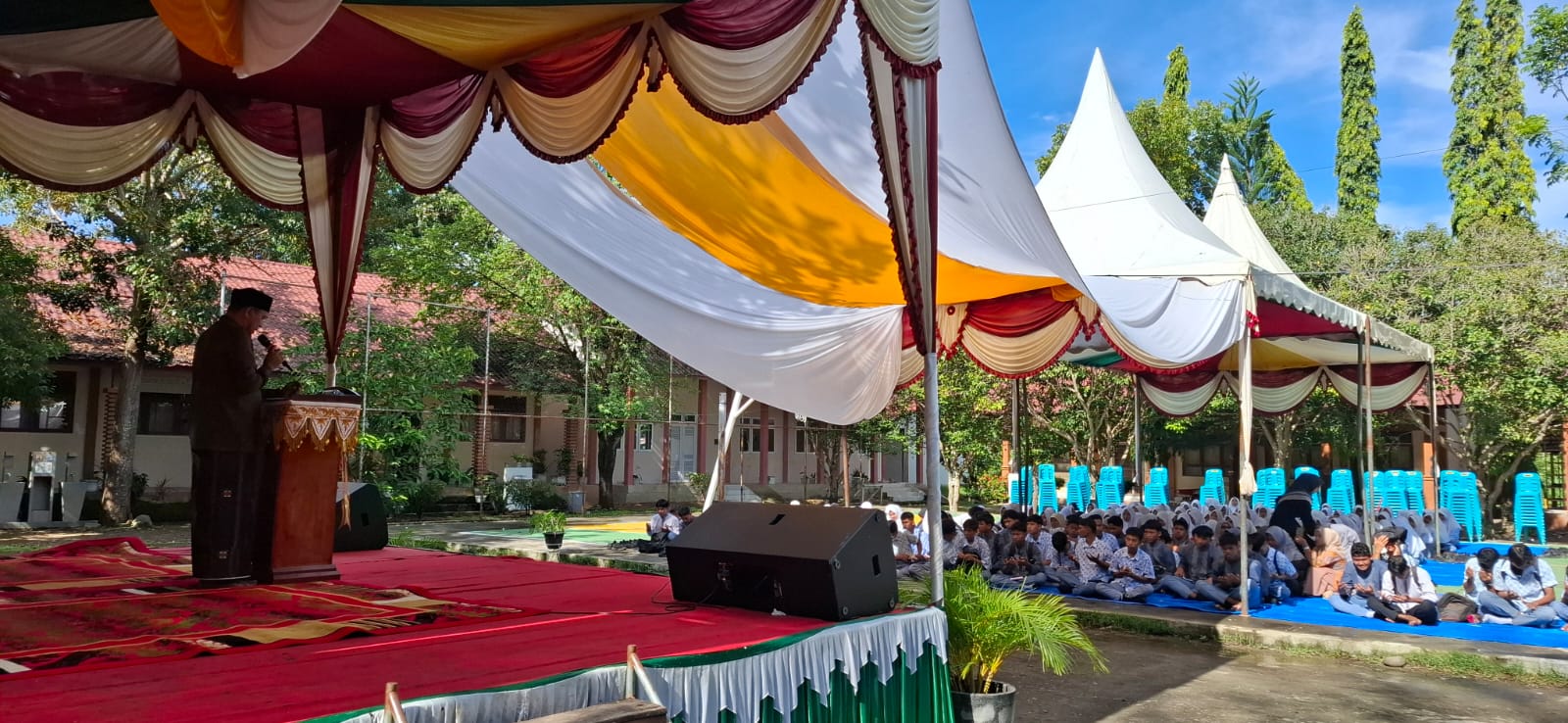 SMA Negeri 1 Kuala Gelar Yasin dan Doa Bersama untuk Kelancaran Ujian Kelas XII