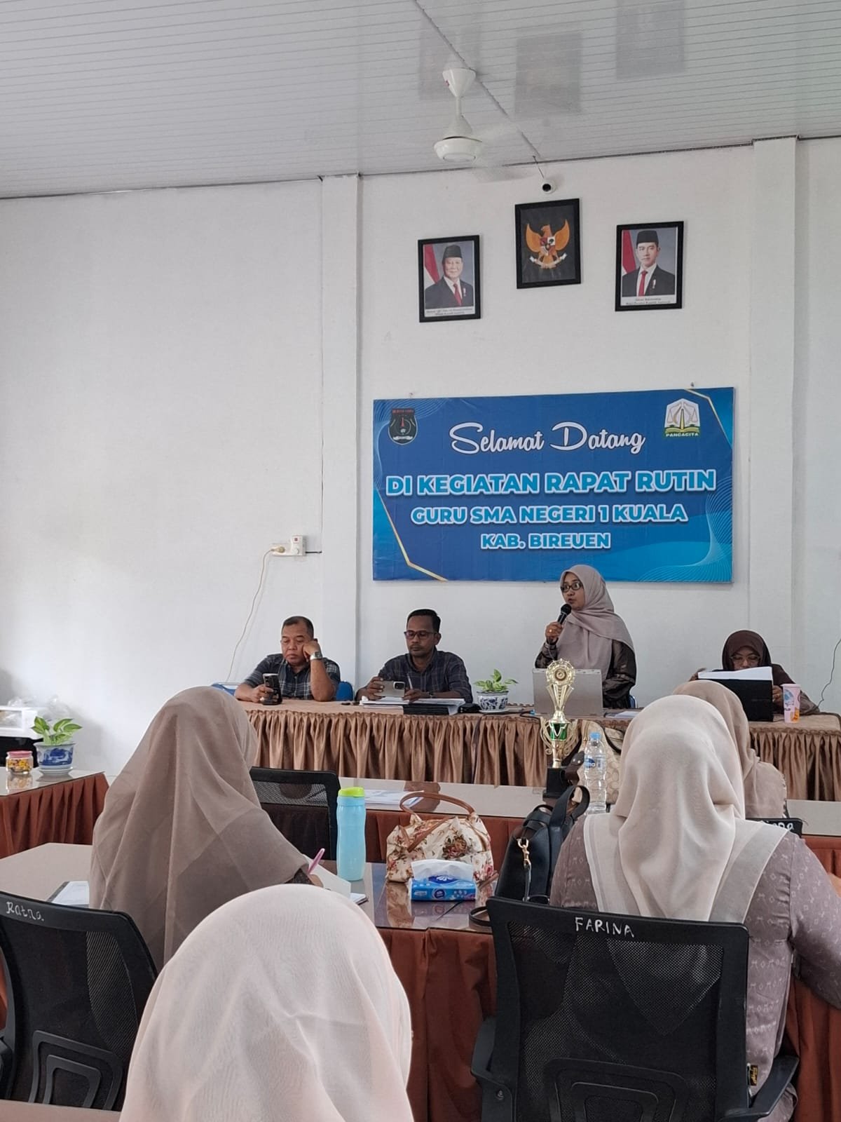 Rapat Awal Tahun Pelajaran 2026/2027, SMA Negeri 1 Kuala Matangkan Persiapan Pembelajaran dan Pembagian Tugas Guru